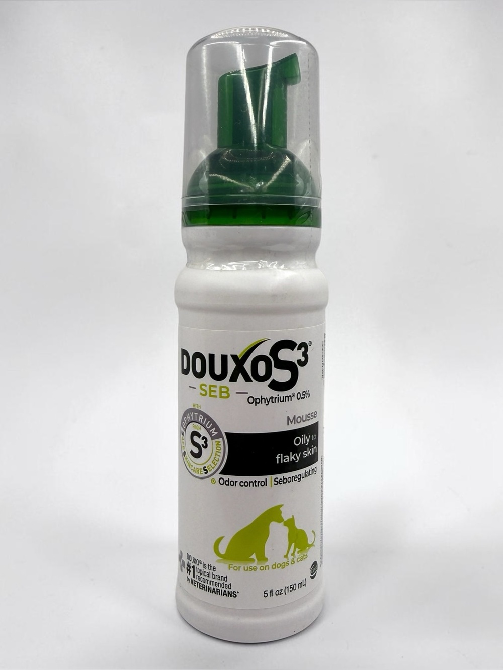 Douxo S3 SEB Seboregulating Mousse 5oz Dog Cat Dandruff Oily Skin EXP: 9/28